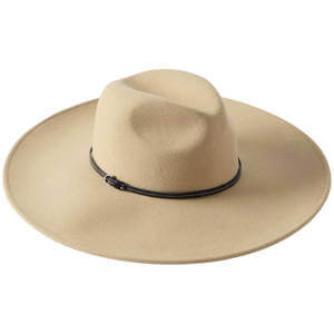 Mint Velvet Neutral Cowboy Fedora Hat